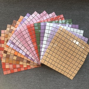 工程商场陶瓷马赛克全瓷砖彩色马塞克卫生间阳台墙砖浴室防滑地砖