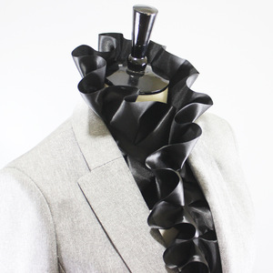 拉夫领宫廷围脖高领脖套衣领配饰黑色假领 复古多功能哥特装饰领