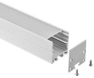 供应3CM铝型材槽灯壳配件LED铝槽L3030LED灯条硬灯带专用外壳槽