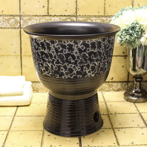 景德镇陶瓷艺术大号拖把池地拖 阳台墩布池 洗拖把桶卫生间装修