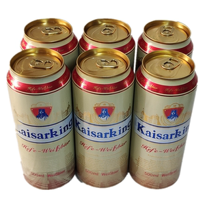 凯撒王白啤酒kaisarking德国工艺白啤500ml*24听箱