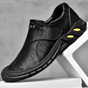 洲皮鞋男真皮软底软面皮男鞋夏季透气运动休闲鞋百搭潮鞋国产商贸