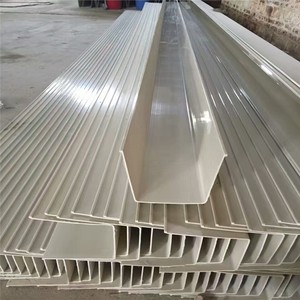 pvc防腐天沟塑料水槽环保大棚蔬菜种植槽天沟排水槽宽250高280