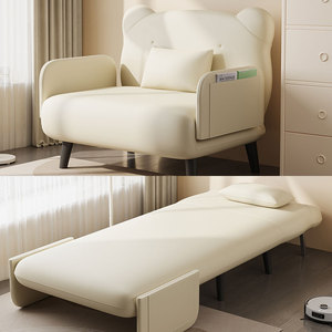 单人沙发床折叠两用2024小户型多功能留宿床折叠床懒人儿童伸缩床