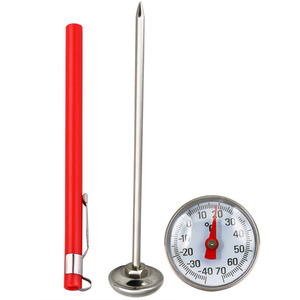 厨房食品水温度计测奶温水温液体温度计 防水冷冻食品中心温度计