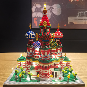 乐高积木瓦西里教堂成年高难度拼装微颗粒建筑系列玩具圣诞节礼物