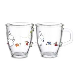 000人付款淘宝中古美国制造康宁百丽 corning pyrex 印花琉璃水杯奶