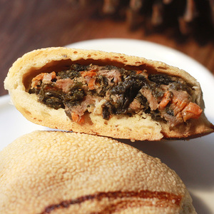 福清特产 紫菜饼 笋干肉饼 纯瘦肉 光饼 传统土炉柴火烤加工定做