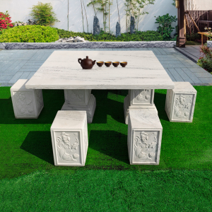 大理石汉白玉石桌
