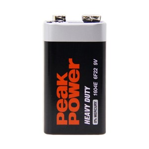 GP超霸无汞碳性9V电池报警器t电池 6F22 9伏电池PEAKPOWER万用表