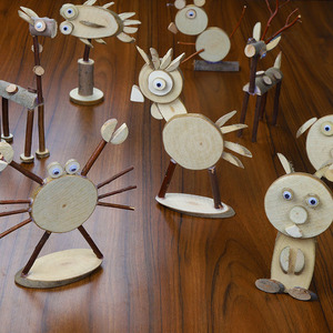 906人付款淘宝手工diy材料包儿童木质画框圆形树枝画幼儿环创装饰制作