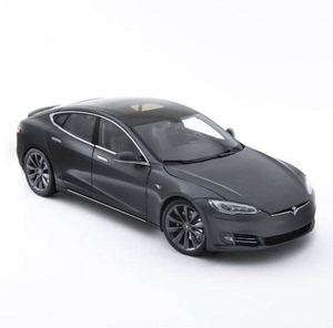 特斯拉model3灰色,特斯拉model3灰色实拍 原厂1:18 特斯拉tesla p100d model s 灰色 合金汽车模型