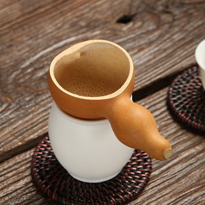 葫芦茶漏 细腻漏茶 网茶漏斗 茶叶过滤器 功夫茶具 茶道配件茶滤