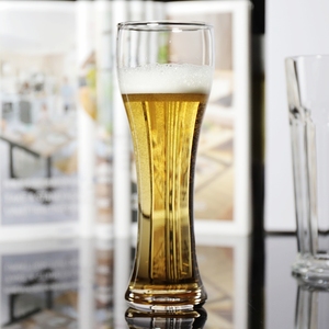 欧65251式玻璃清吧德啤啤国酒杯收西腰餐厅果汁杯扎杯商用奶茶杯