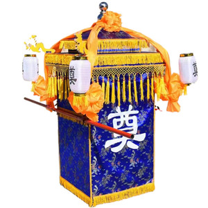 殡葬花轿灵轿白事轿八抬大轿丧事抬骨灰盒专用轿子厂家直销