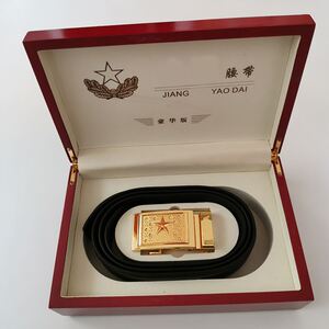 八一腰带制式聚会男女战术裤腰带部队五角星训练军训高档礼品军迷