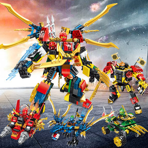 乐高四合一幻影忍者系列合体机甲变形儿童益智拼装积木男孩子玩具