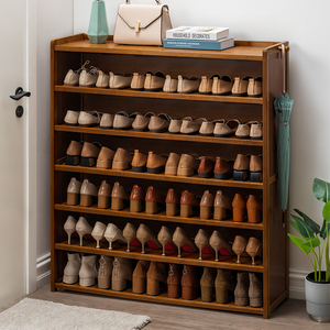 鞋架子简易放门口家用室内好看室外楼道多层经济型大容量实木鞋柜