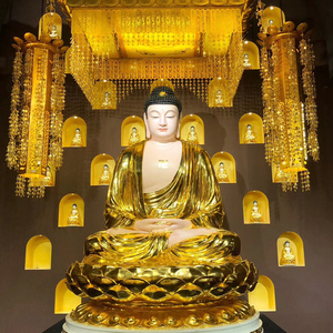 福源金莲花佛前供花供具佛具鎏金璎珞宝盖华盖佛伞寺庙吊灯0人付款