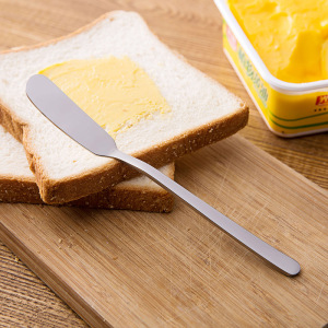 创意不锈钢抹酱刀果酱刀面包奶酪刀家用刮刀甜品奶油刀黄油刀抹刀
