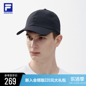 fila 斐乐官方男士棒球帽2022冬新款运动帽户外遮阳帽休闲鸭舌帽