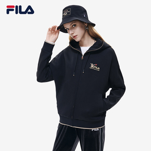 fila 斐乐官方女子运动套装2022年春季新款连帽运动休闲套装