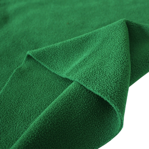 半米价 墨绿色摇粒绒布料双面加厚抓绒卫衣服装面料儿童外套保暖
