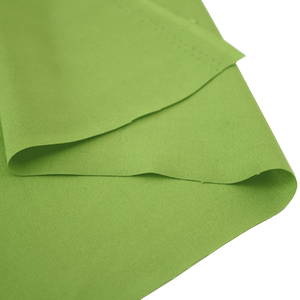 半米价 豆绿色加密人棉布料宝宝人造棉绵绸儿童纯棉夏季裙子面料