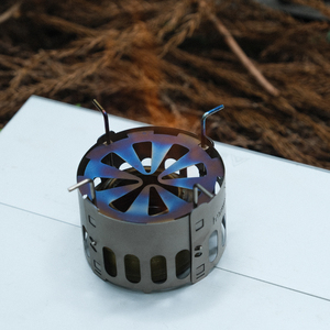 超轻酒精炉支架纯钛户外野营便携炉架瑞典trangia日本evernew专用