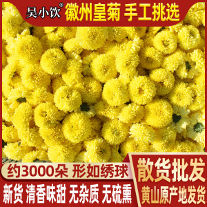 菊花茶500g特黄山贡菊徽州皇菊散装黄贡菊婺源皇菊级大黄菊花茶