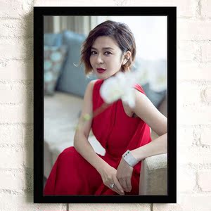 关之琳海报 香港性感女明星怀旧装饰挂画写真周边相框墙墙贴港台