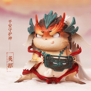 英招q版手办动漫二次元限量版 杉泽百鬼异兽守护系列手办之玩偶朋友