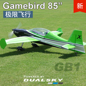 极限飞行RC电L动固定翼飞机85寸GAMEBIRD快拆A418