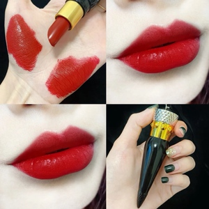 christian louboutin/cl萝卜丁女王权杖黑管 口红唇膏001/s 502m