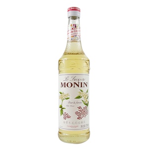 monin莫林接骨木花风味糖浆700ml咖啡鸡尾酒果汁饮料奶茶店咖啡店
