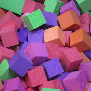 eva方块海绵泡沫方块构建积木比赛道具儿童益智拼搭玩具