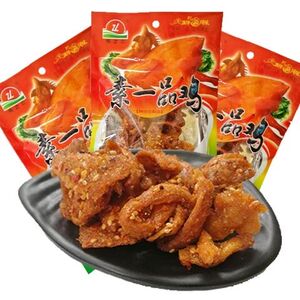 辣条嘴之恋一品鸭一品鸡辣块香辣可口素食豆制品