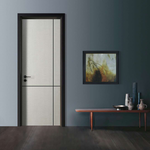 霍尔茨木门t型德式实木复合隔音环保简约现代卧室门书房门18-89