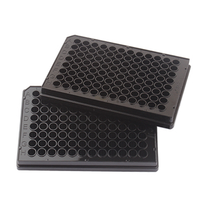 康宁3915  96孔黑色酶标板 平底ps材质未处理表面无盖 未灭菌costa