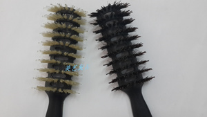 包邮美艺猪鬃毛排骨梳美发使用工具按摩排骨梳家用理发店发廊用。
