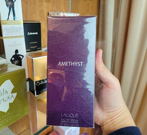 香港代购 lalique莱俪 amethyst水晶黑莓女士浓香水100ml 花果香