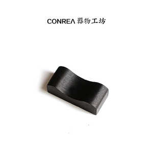 CONREA/器物工坊手工制作黑檀木高档筷架筷枕家用商用餐具桌木托