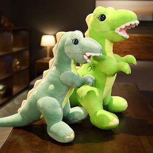 儿童恐龙世界毛绒玩具小号霸王龙仿真动物孔龙玩贝男孩娃娃玩偶