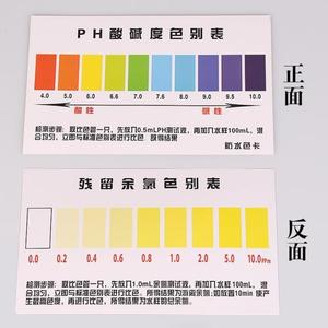 ph值对比色卡