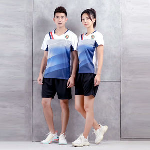 新款队服韩国羽毛兵乓球服男女套装夏季短袖儿童运动训练比赛队服