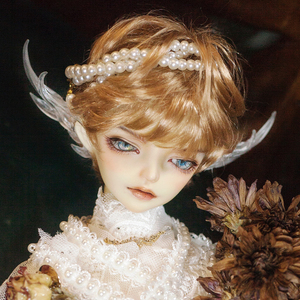 月夜行歌bjd叔346分阿克赫洛斯人鱼耳精灵龙耳透明配饰配件现货