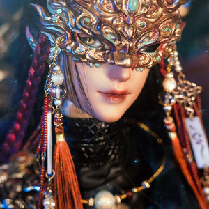 【面具大全套限定敦煌劫】月夜行歌店庆bjd麒麟面具佩饰预售