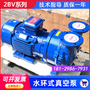 2BV水环式真空泵工业用5.5kw/7.5kw 高真空水循环真空泵不锈钢叶