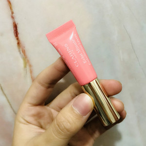 玉锴俄罗斯采购推荐clarins娇韵诗清透莹亮唇蜜5ml滋润不油嫩粉色