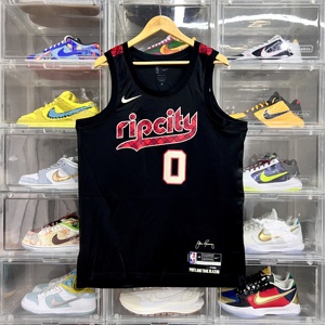 【堂堂】nike nba 开拓者 23-24赛季城市版 利拉德 sw 球迷版球衣